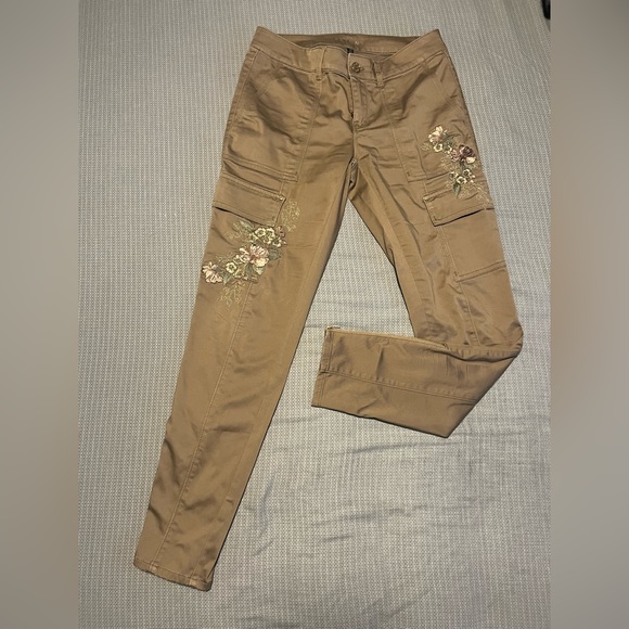 Skinny ancle pants olive green size 2 - Picture 1 of 6